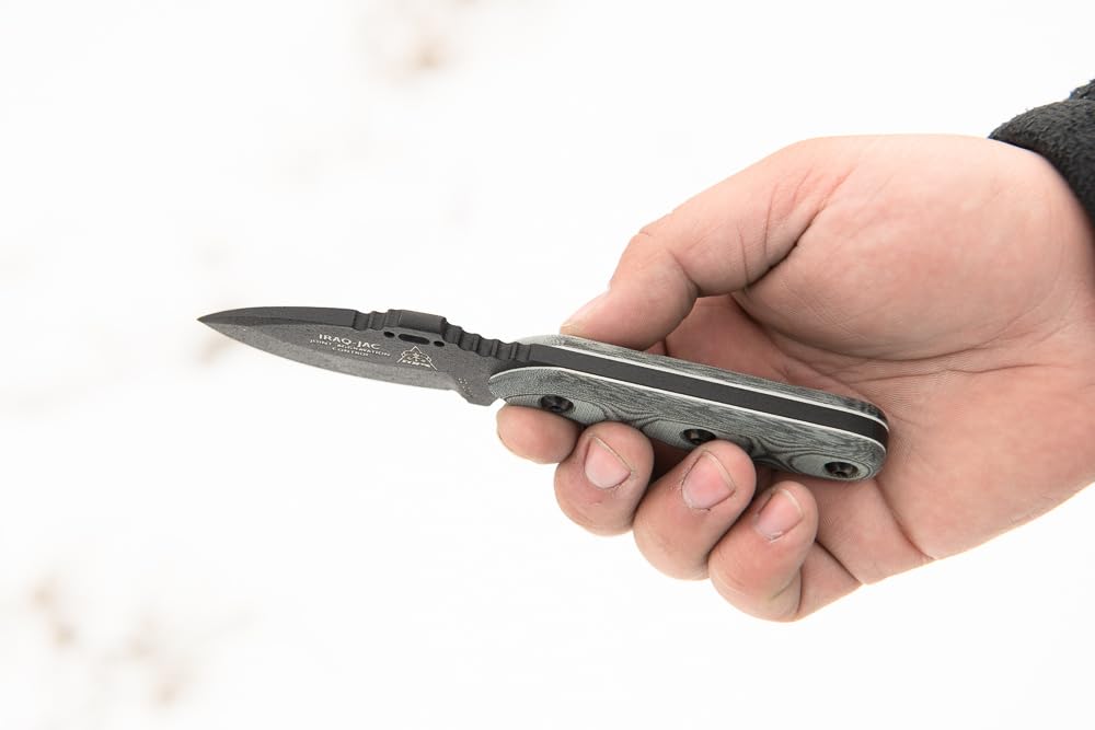 小物 Ak jact Amazon.com: TOPS Knives Iraq Jac Full Tang Fixed Blade- Black